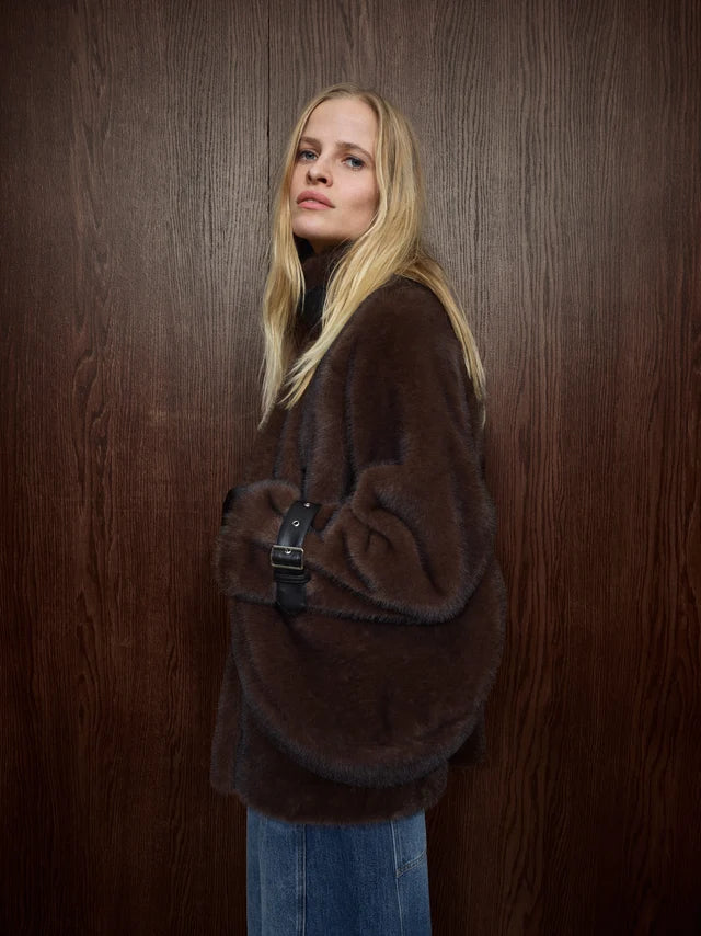 Mos Mosh - Nanette Faux Fur Jakke - Delicioso