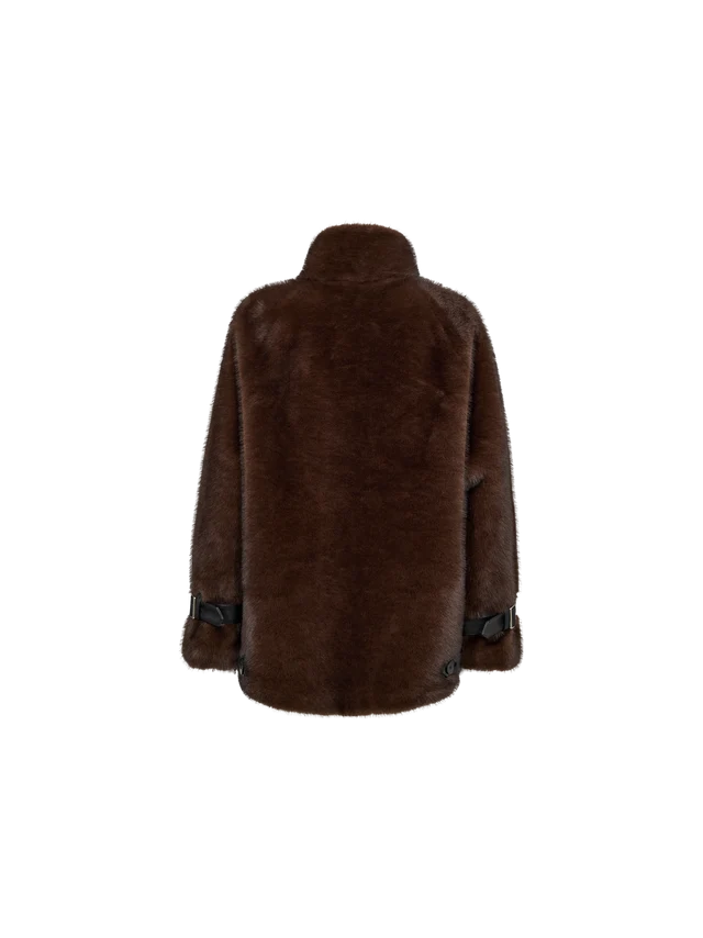 Mos Mosh - Nanette Faux Fur Jakke - Delicioso