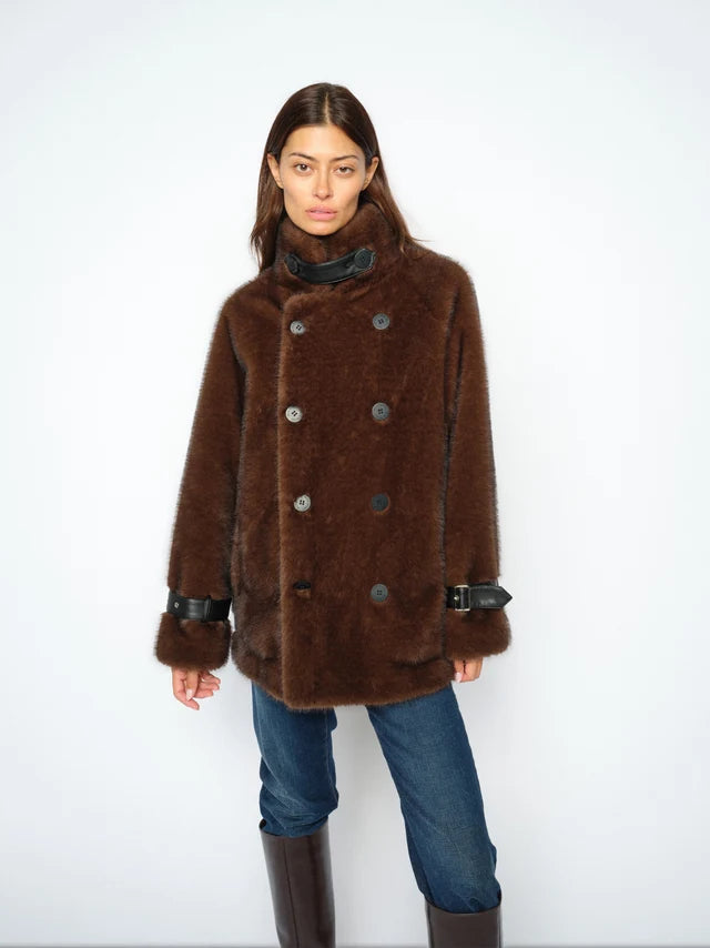 Mos Mosh - Nanette Faux Fur Jakke - Delicioso