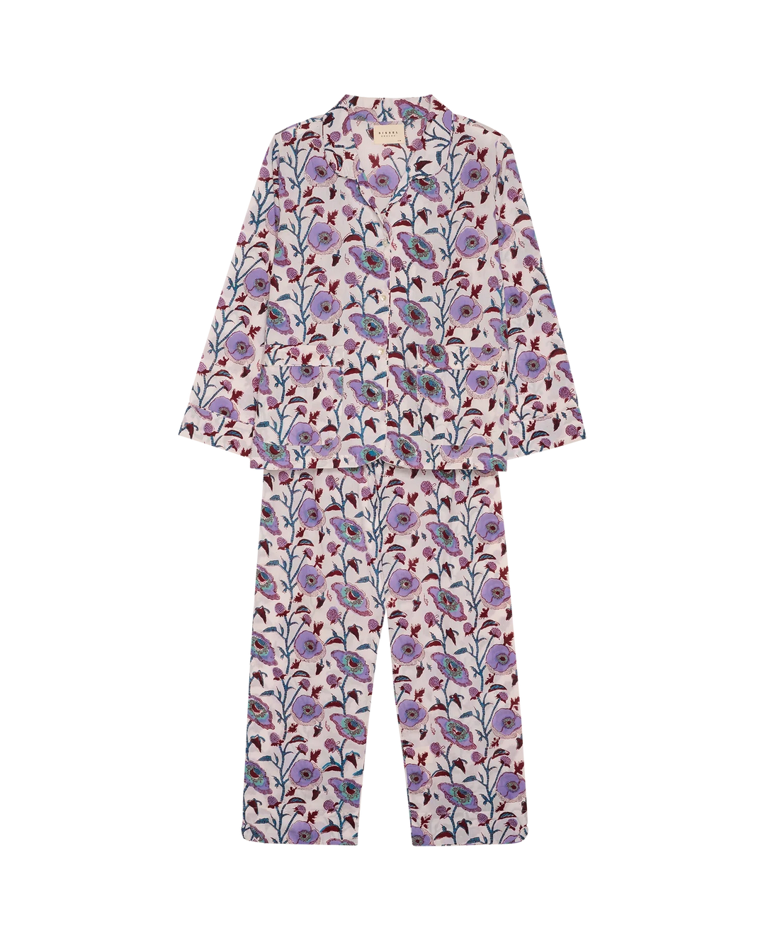 Sissel Edelbo - Nuit pyjamas sæt - Purple flower