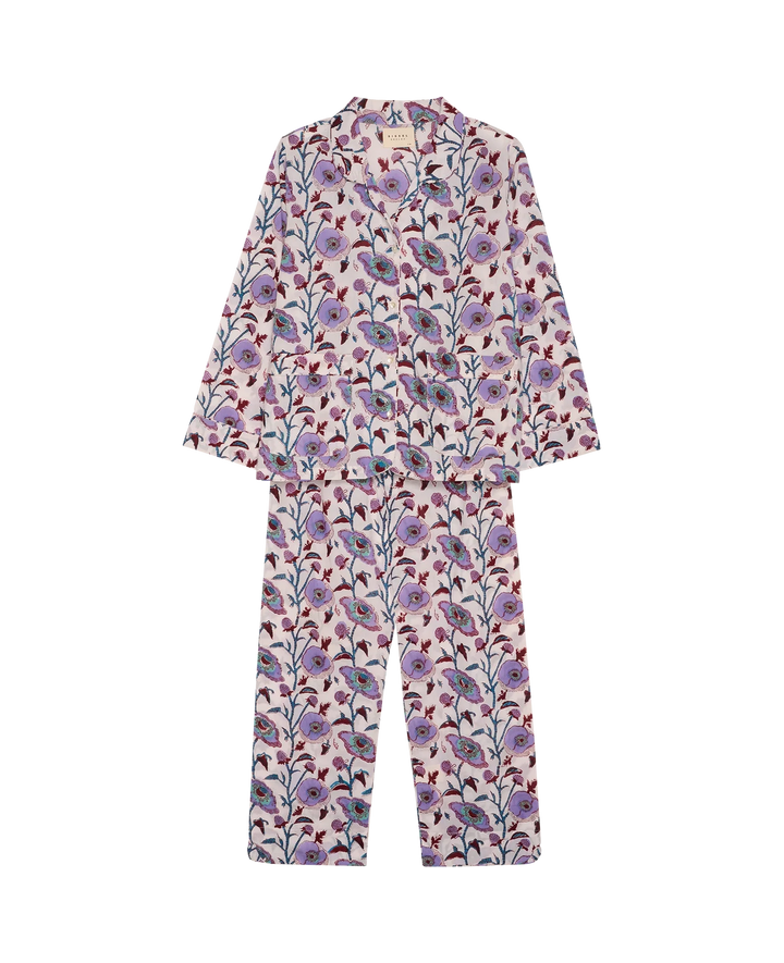 Sissel Edelbo - Nuit pyjamas sæt - Purple flower
