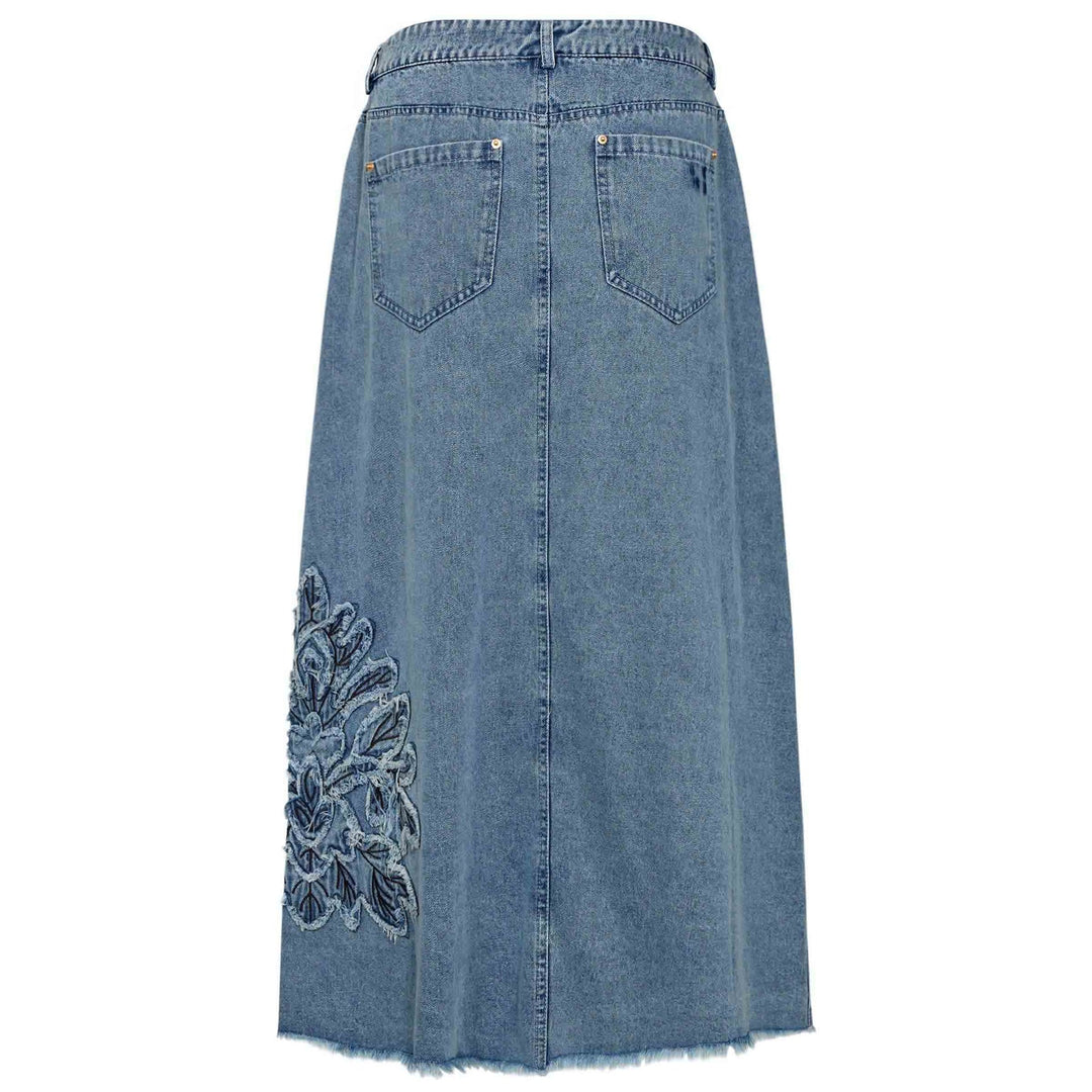 Gossia - Nuka Dia Nederdel - Denim Blue