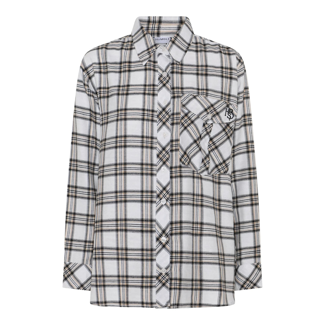 Humble By Sofie - Olivie Skjorte - Off White Combi