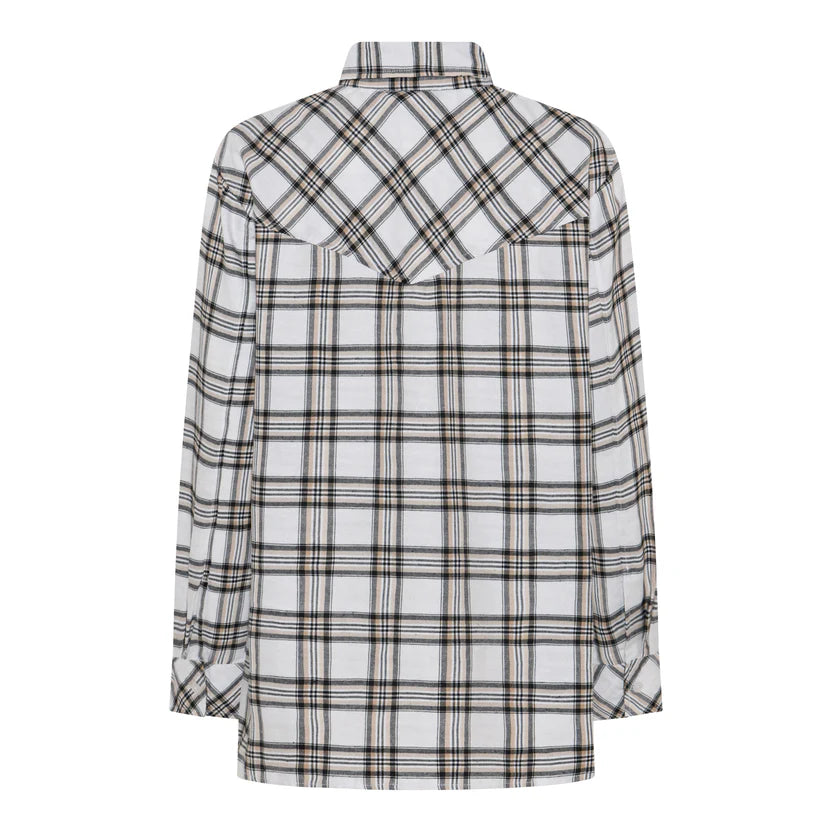 Humble By Sofie - Olivie Skjorte - Off White Combi