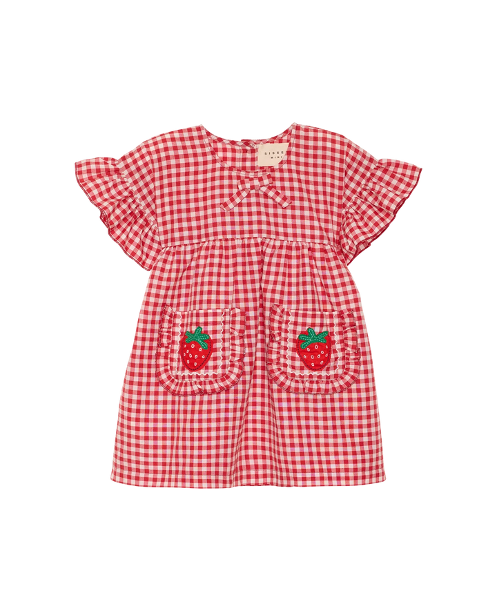 Sissel Edelbo - Ohio Mini kjole - Red Checks