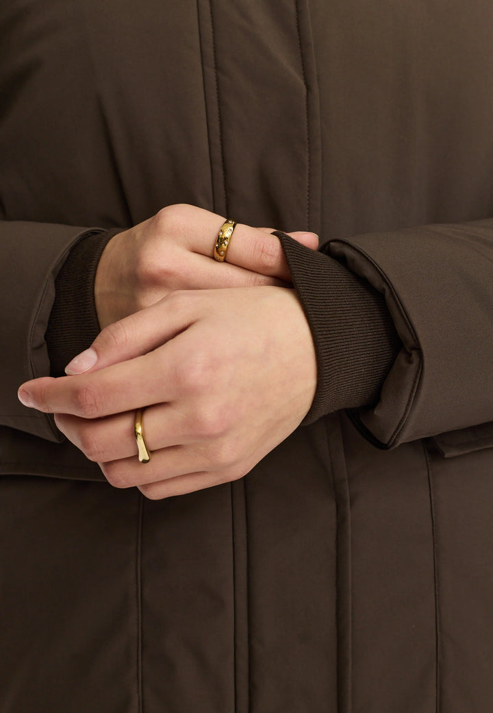 Selfhood - Parka Coat - Brown