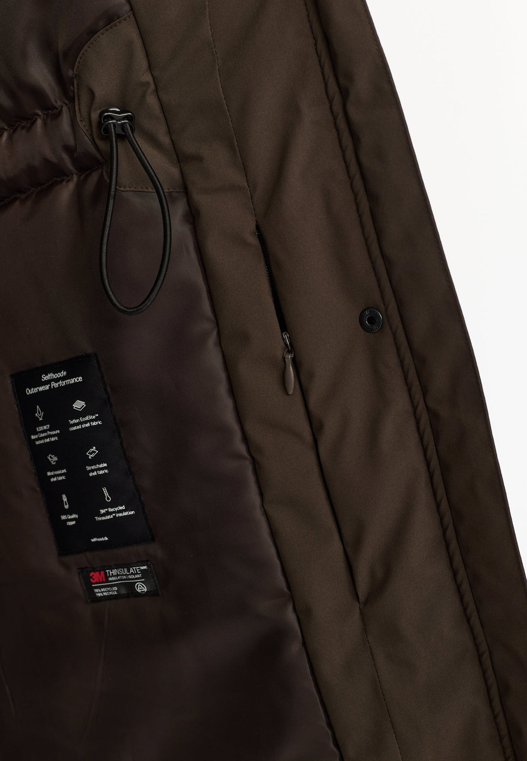 Selfhood - Parka Coat - Brown