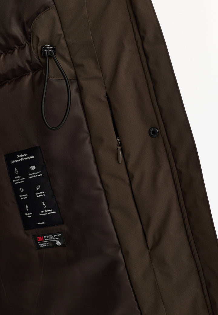 Selfhood - Parka Coat - Brown