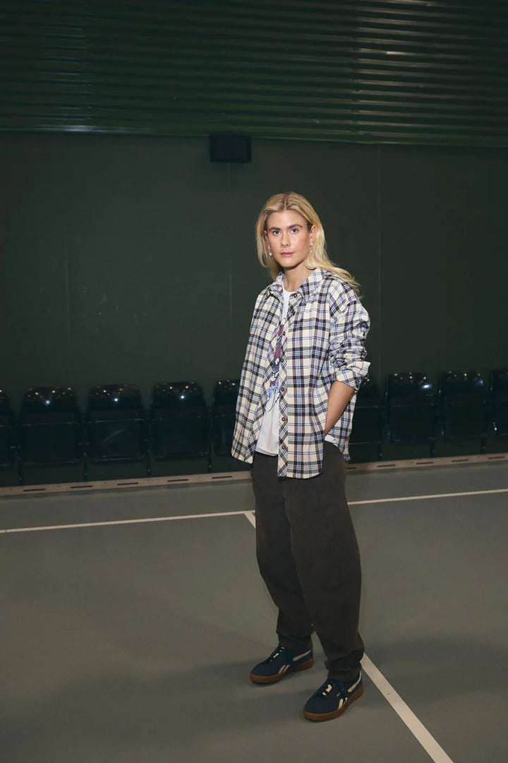 Humble - Penelope Skjorte - Off White Combi