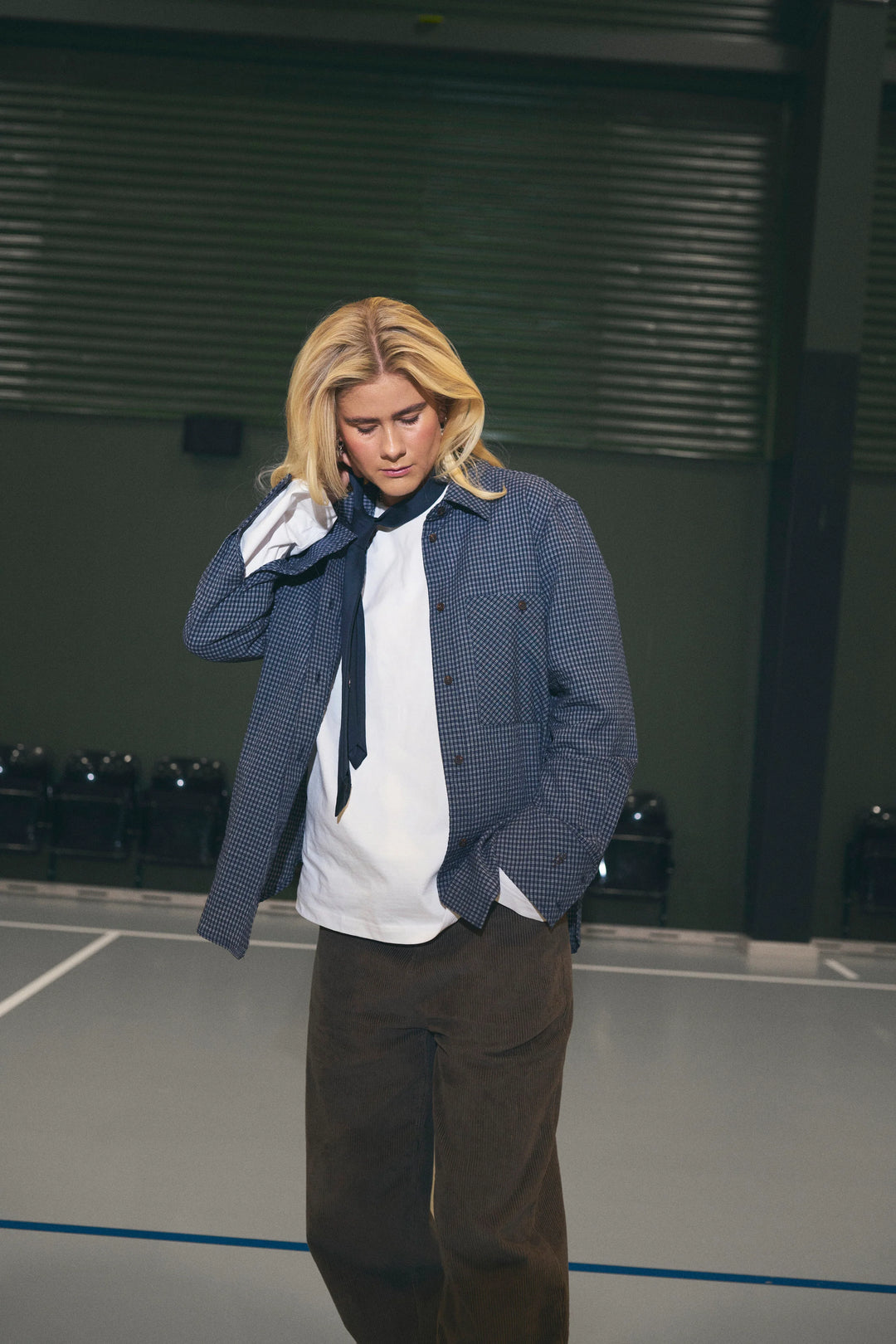 Humble - Polly Skjorte - Blue Combi