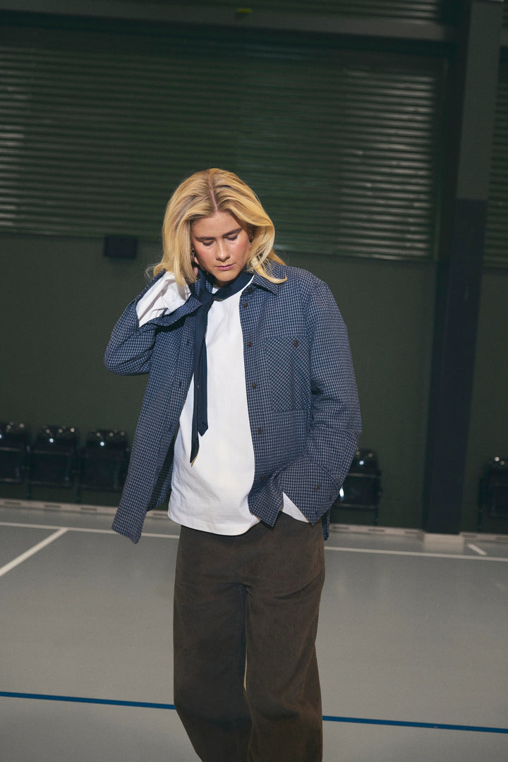 Humble - Polly Skjorte - Blue Combi