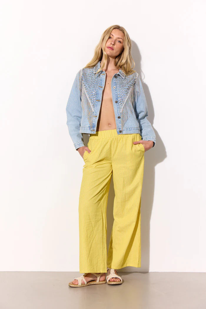 Female - Priya Gem Jacket - Light Denim
