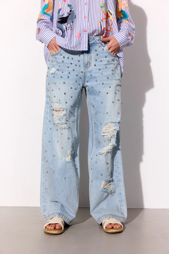 Hunkøn - Priya Gem Jeans - Light Denim