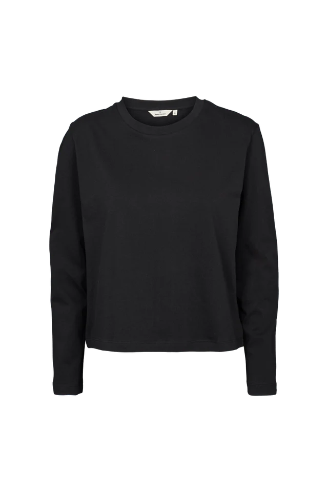 Basic Apparel - Raja LS tee - Black