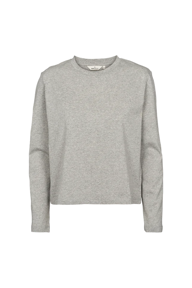 Basic Apparel - Raja LS tee - Grey