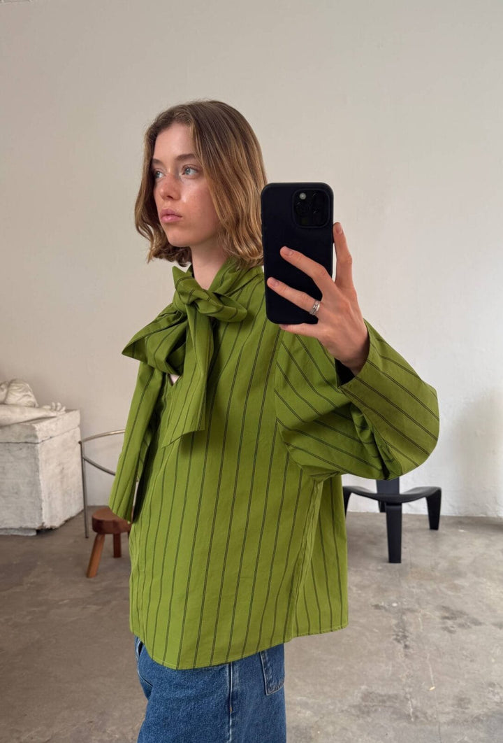 Boii - Ramona stripe bluse - Apple stripe
