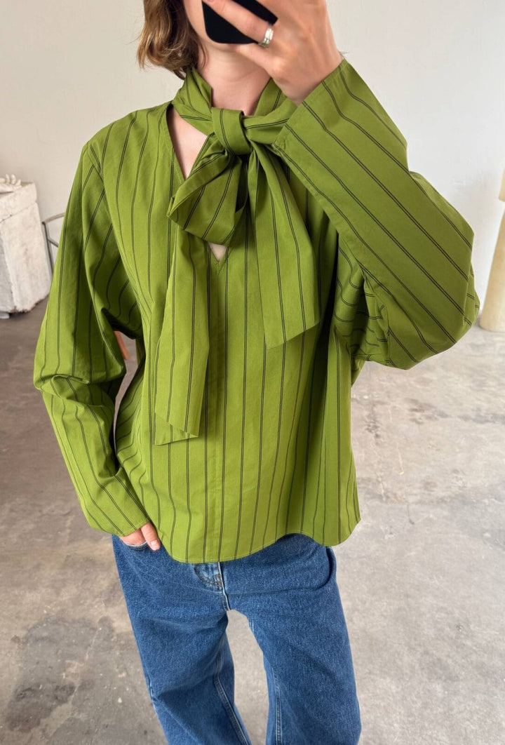 Boii - Ramona stripe bluse - Apple stripe