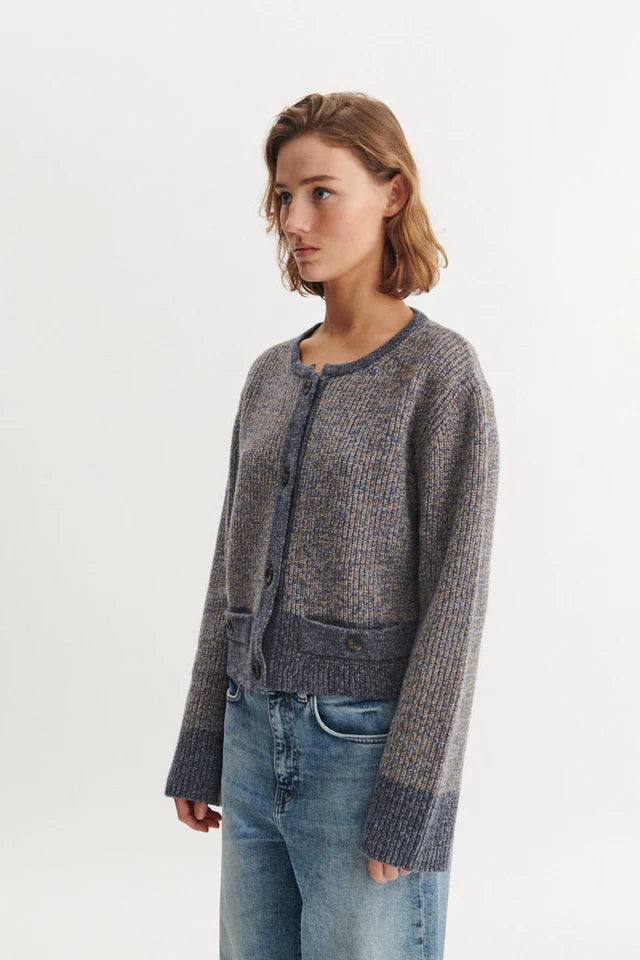 Basic Apparel - Randi Cardigan - Portabella/Poppy Seed