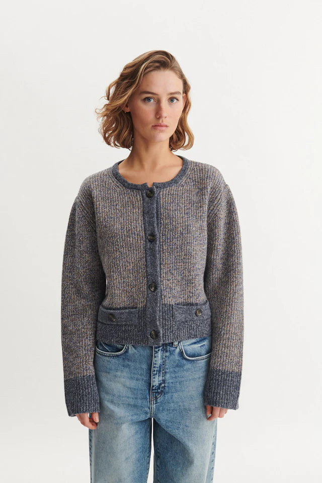Basic Apparel - Randi Cardigan - Portabella/Poppy Seed
