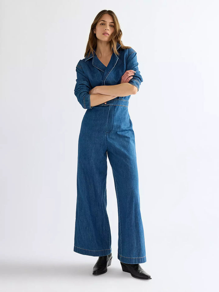 Wrangler - Relaxed Canyon Heldragt - Denim Lagoon