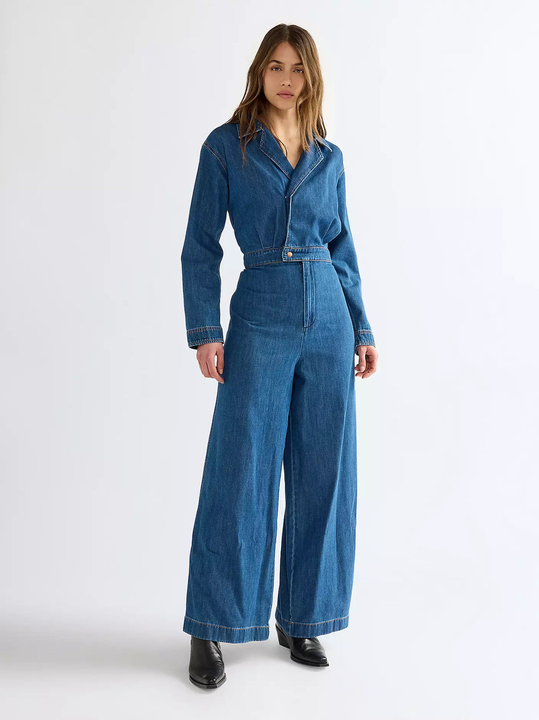 Wrangler - Relaxed Canyon Heldragt - Denim Lagoon