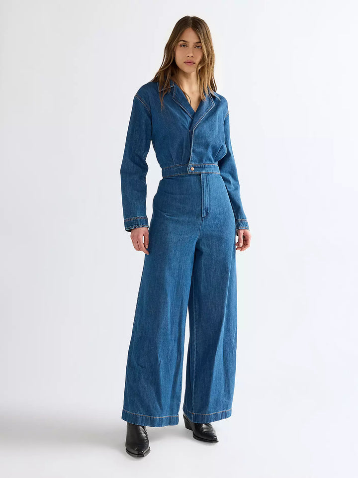 Wrangler - Relaxed Canyon Heldragt - Denim Lagoon