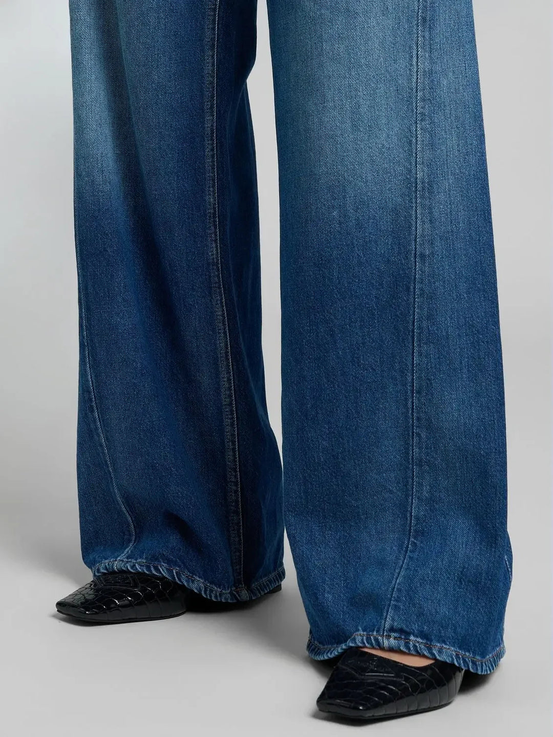 Replay - Narja Baggy Jeans - Medium Blue