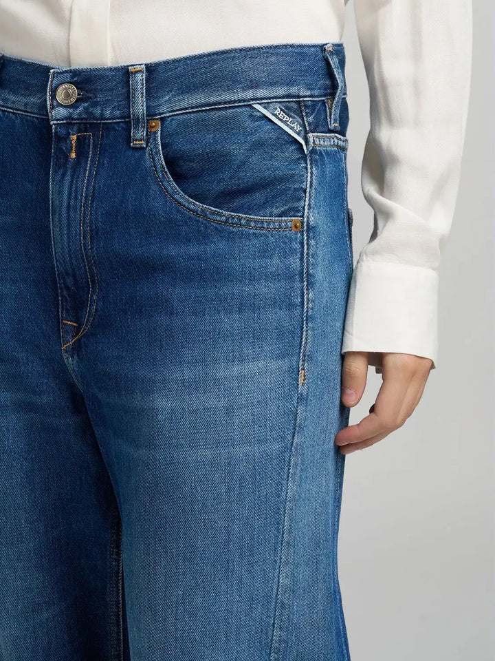Replay - Narja Baggy Jeans - Medium Blue