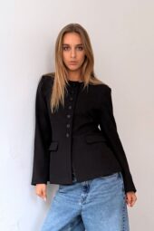 Boii - Ronja Blazer - Navy Pinstripe