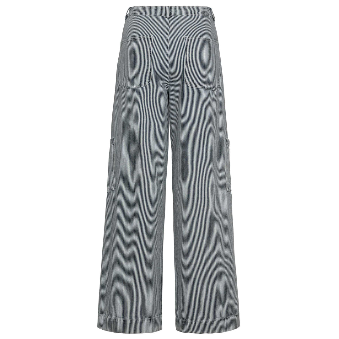 Gossia - Rosann trousers - Off-white Blue striped