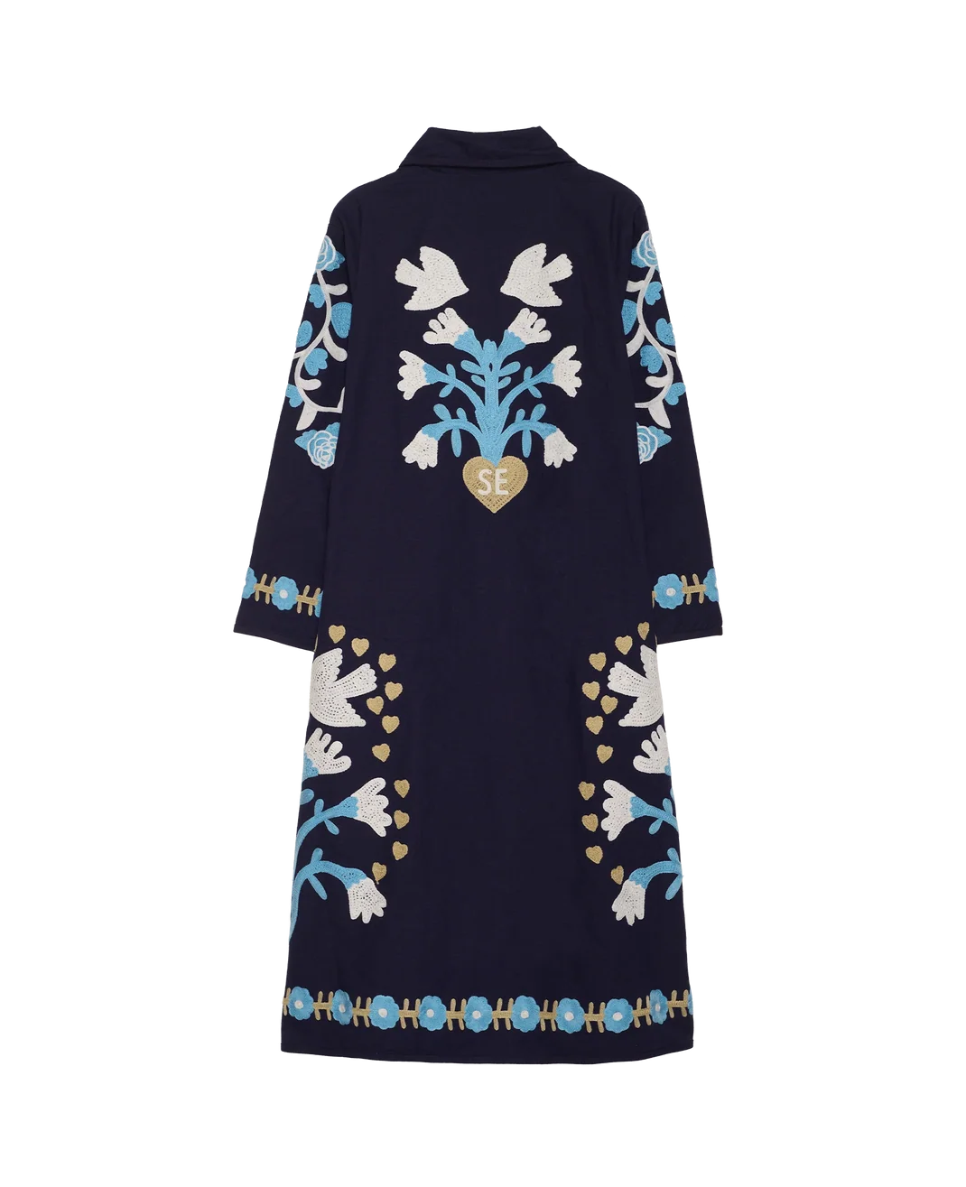 Sissel Edelbo - Rose Coat - Navy Horses - ONESIZE