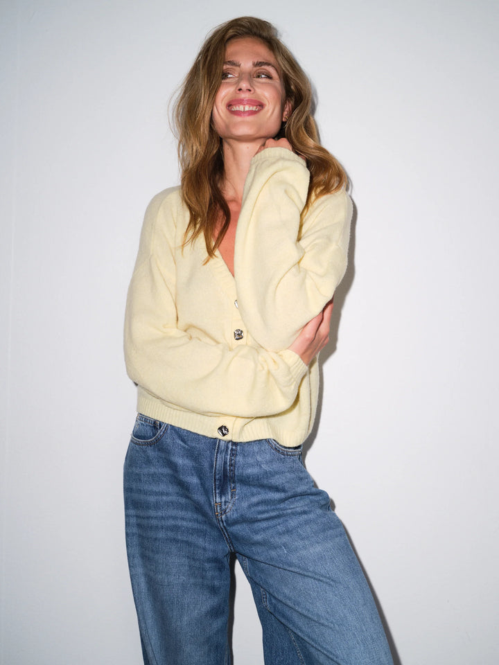 Gossia - Rosie Cardigan - Soft Lemon