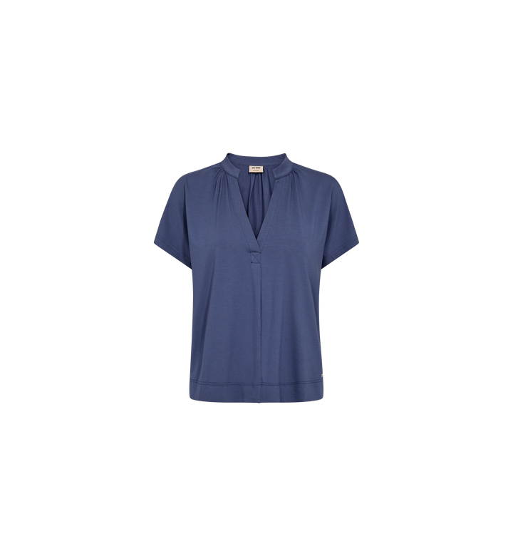 Mos Mosh - Shira T-shirt - Crown Blue