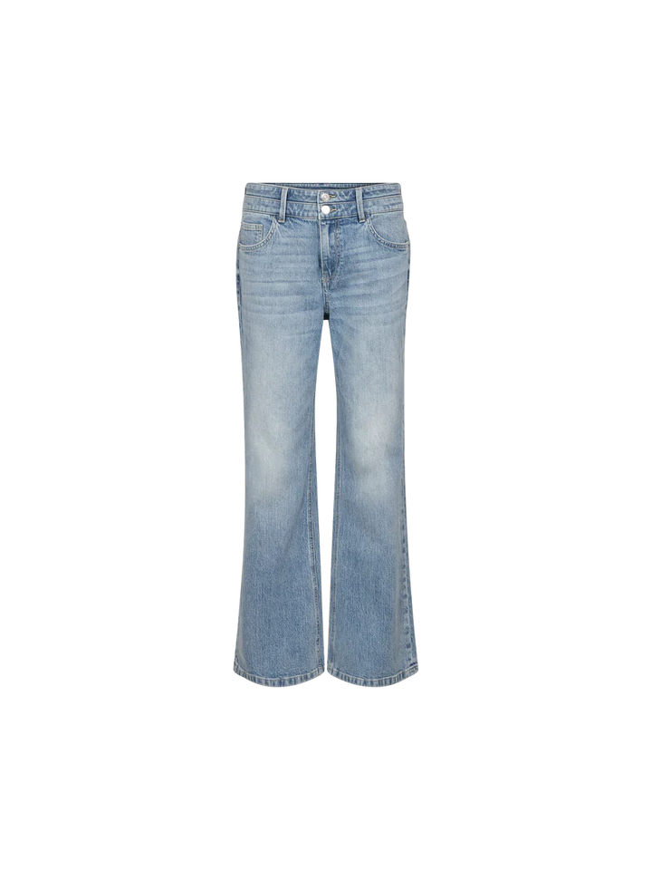 Mos Mosh - Marlena Puddle Jeans - Light Blue
