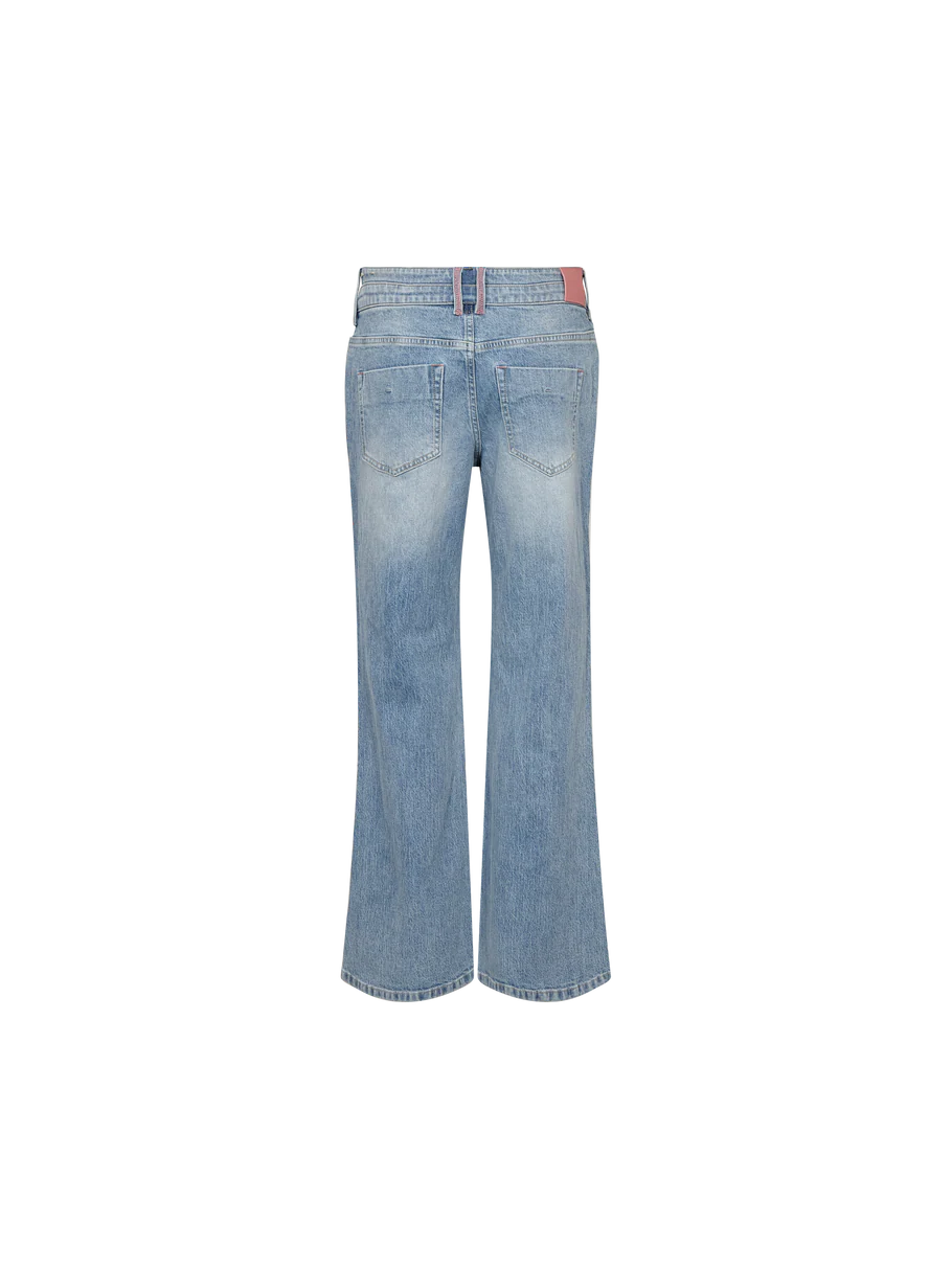 Mos Mosh - Marlena Puddle Jeans - Light Blue