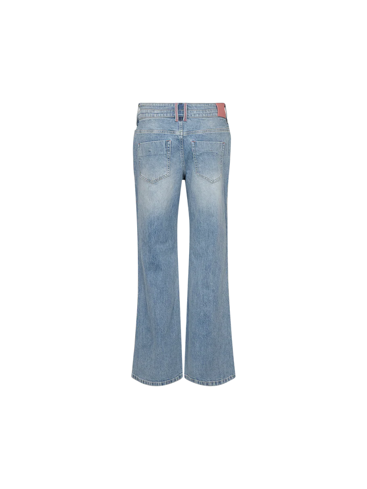 Mos Mosh - Marlena Puddle Jeans - Light Blue