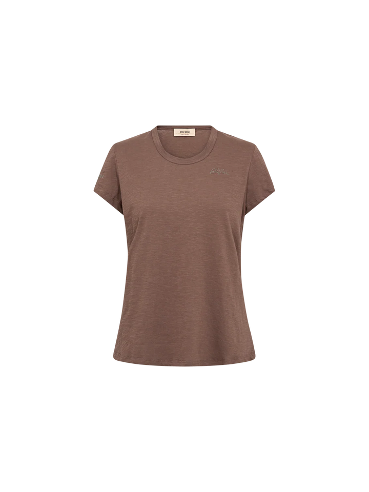 Mos Mosh - Safina SS Tee - Coffee Quartz