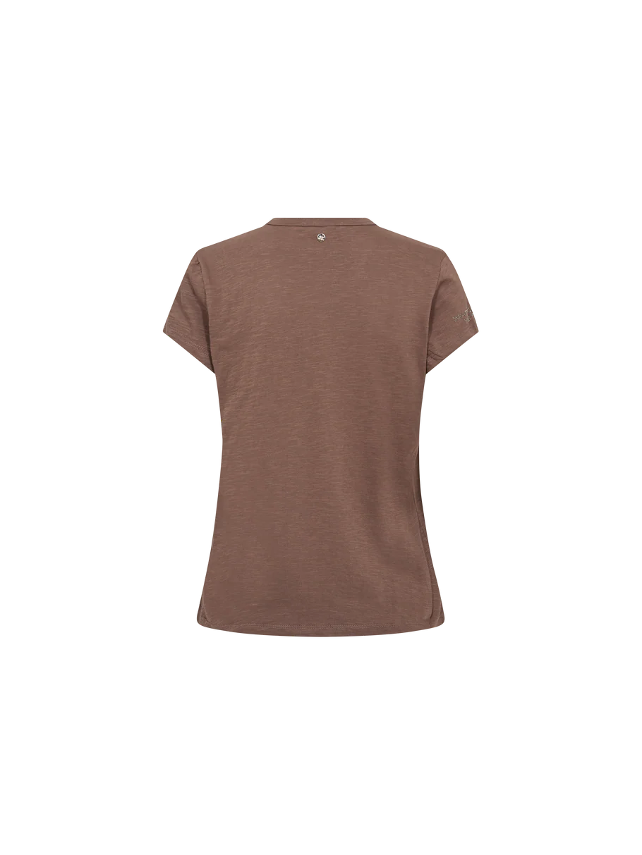 Mos Mosh - Safina SS Tee - Coffee Quartz