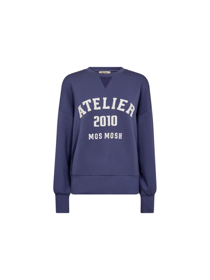 Mos Mosh - Nima O LS Sweatshirt - Crown Blue