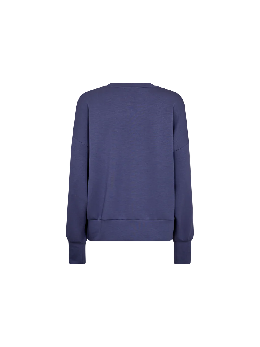 Mos Mosh - Nima O LS Sweatshirt - Crown Blue