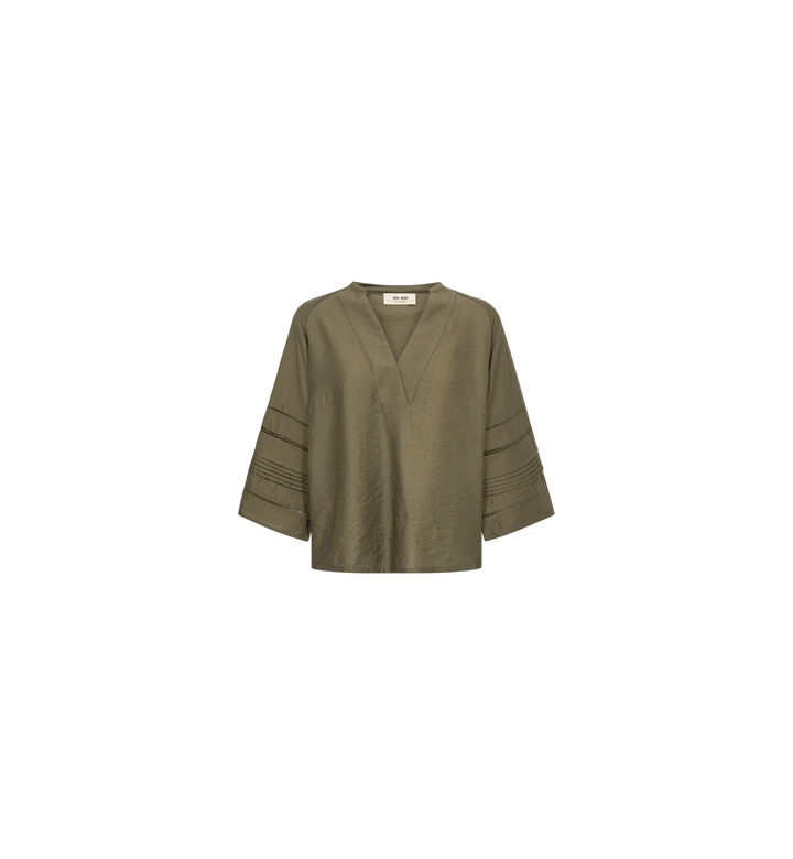 Mos Mosh - Aleysa Nila Blouse - Olive Night