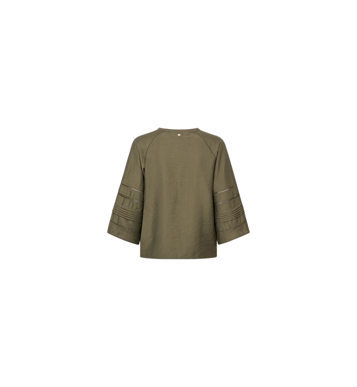 Mos Mosh - Aleysa Nila Blouse - Olive Night