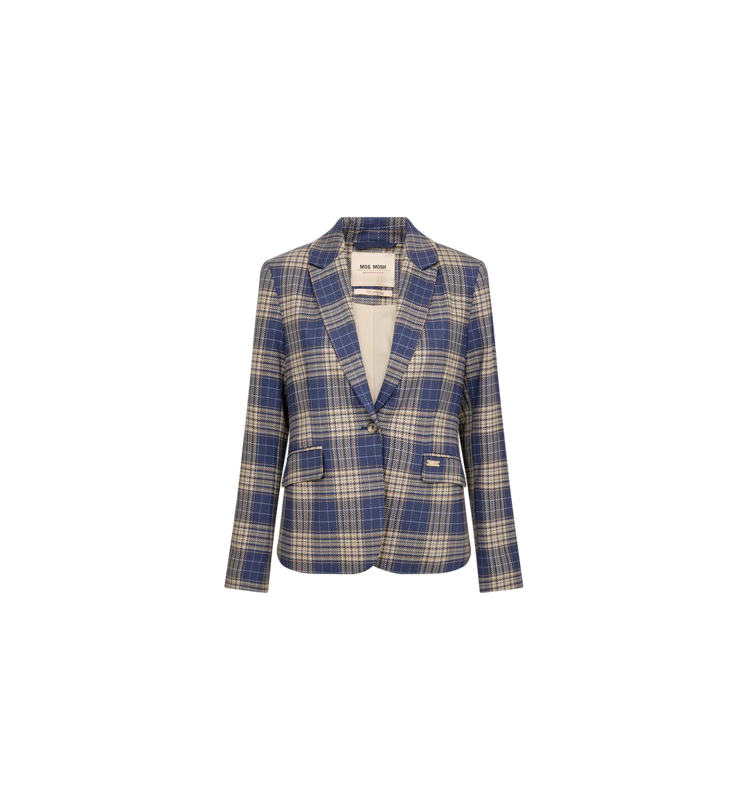 Mos Mosh - Blake Chec Blazer - Crown Blue