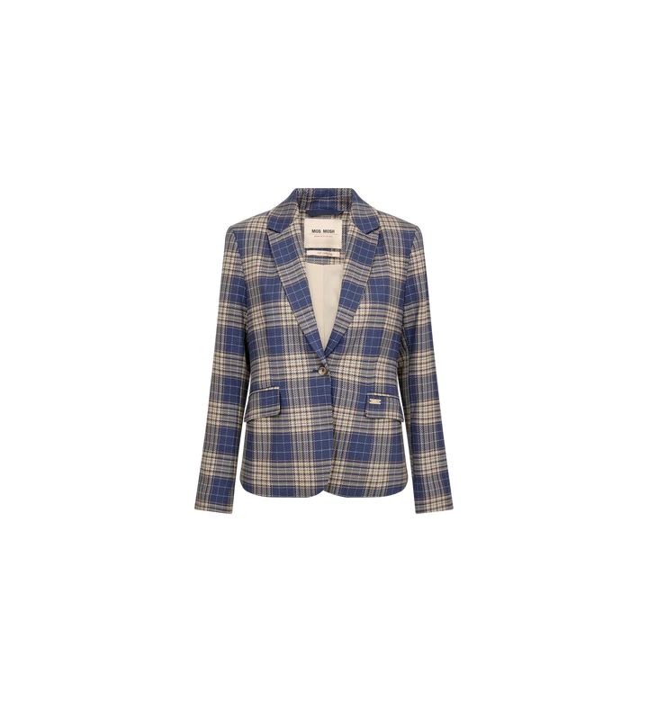 Mos Mosh - Blake Chec Blazer - Crown Blue