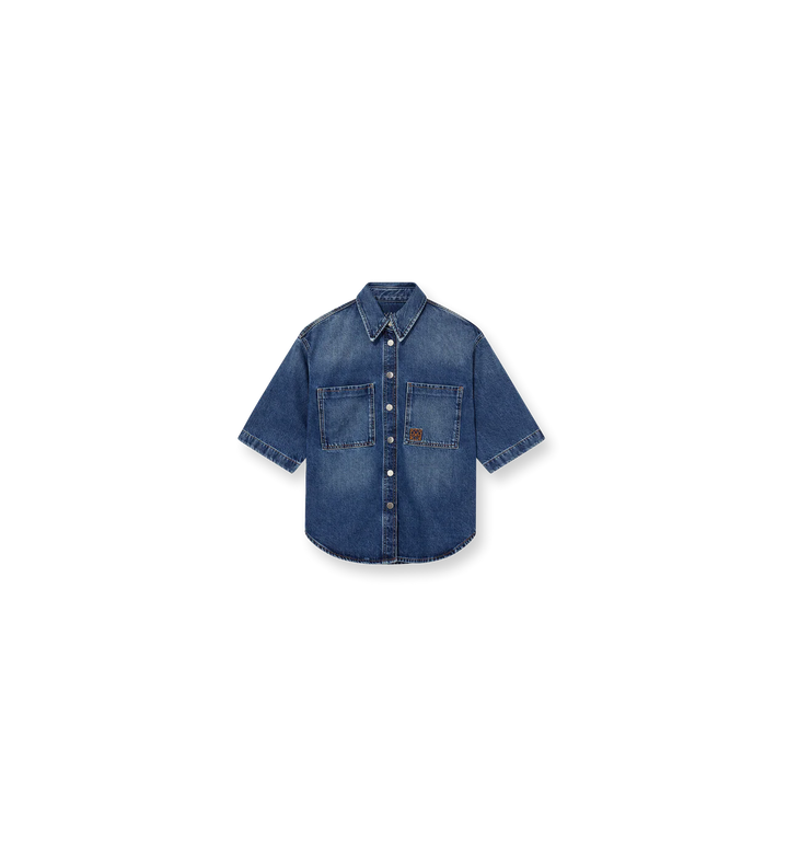 Heyanno - Note Loop Skjorte - Medium Washed Blue