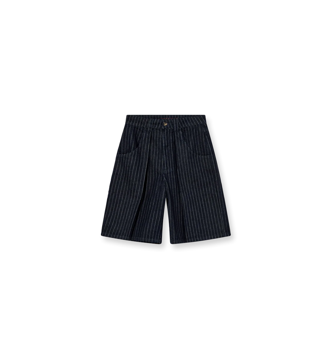 Heyanno - Fan Stripe shorts - Dark blue stripe