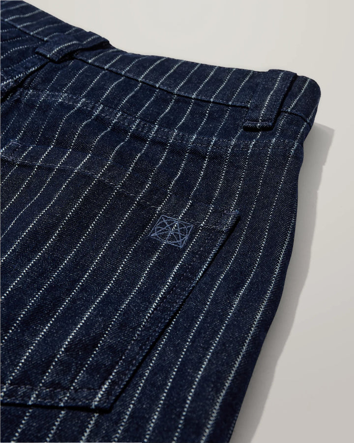 Heyanno - Fan Stripe shorts - Dark blue stripe