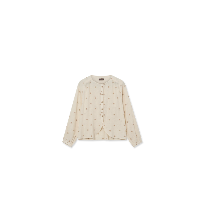 Heyanno - Vibrant Maze Blouse - Ecru