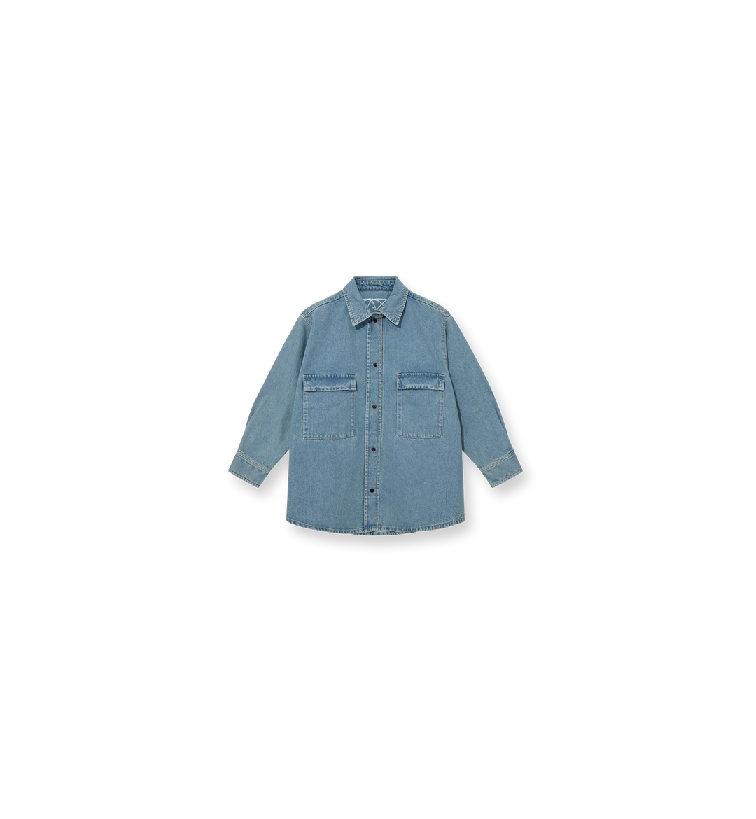 Heyanno - Space Denim Skjorte - Light Blue Denim