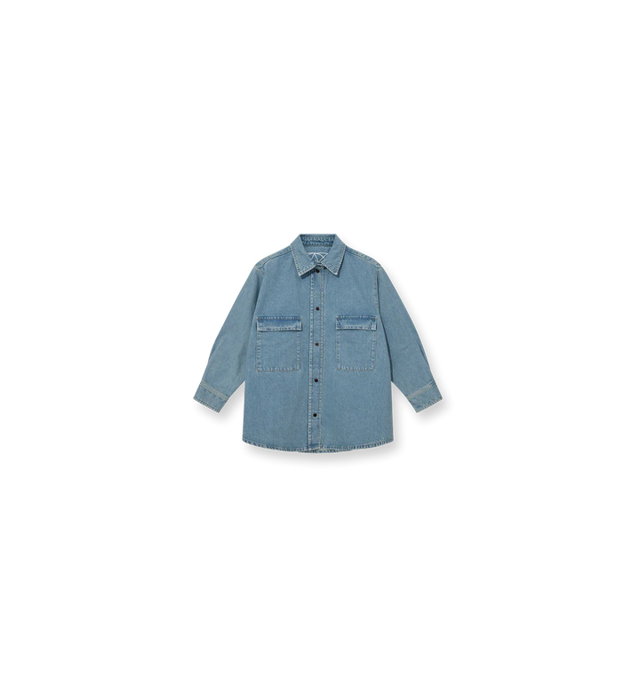 Heyanno - Space Denim Skjorte - Light Blue Denim